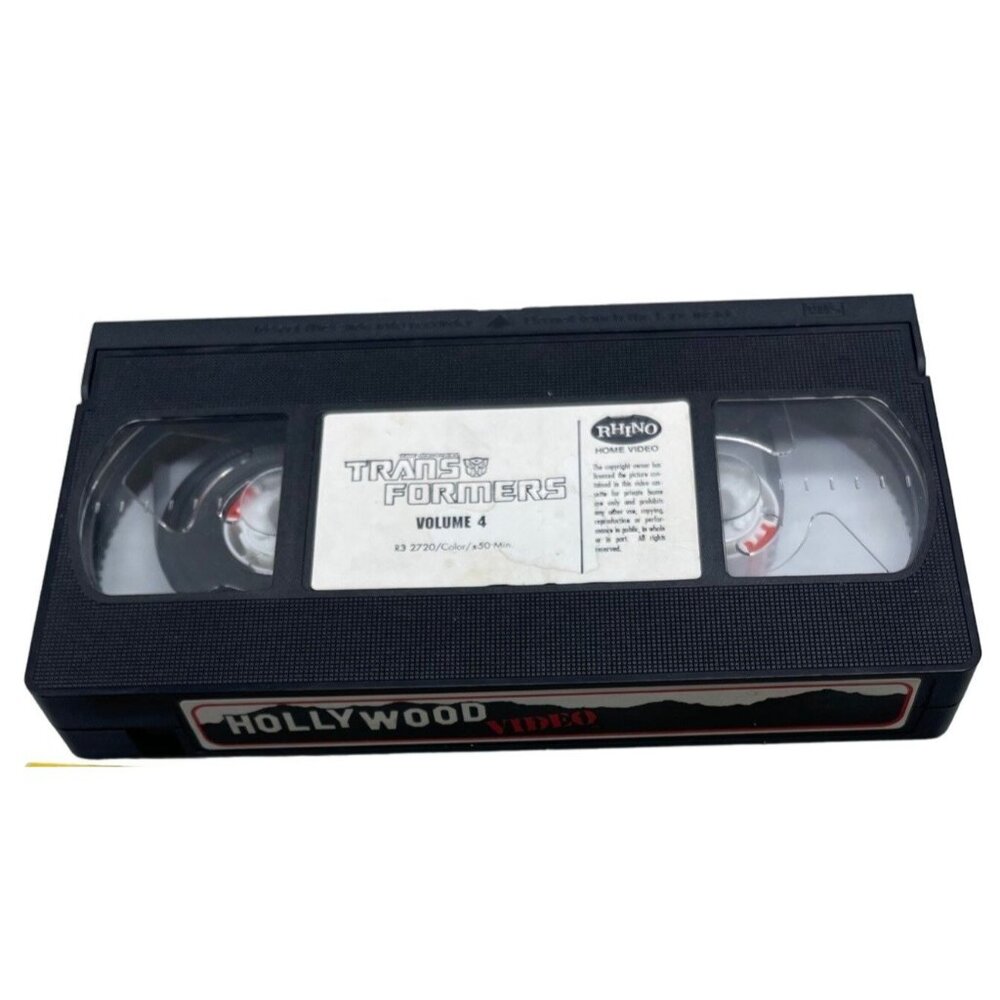 The Original Trans Formers VHS Volume 4 RHINO Home Video 50 mins English READ